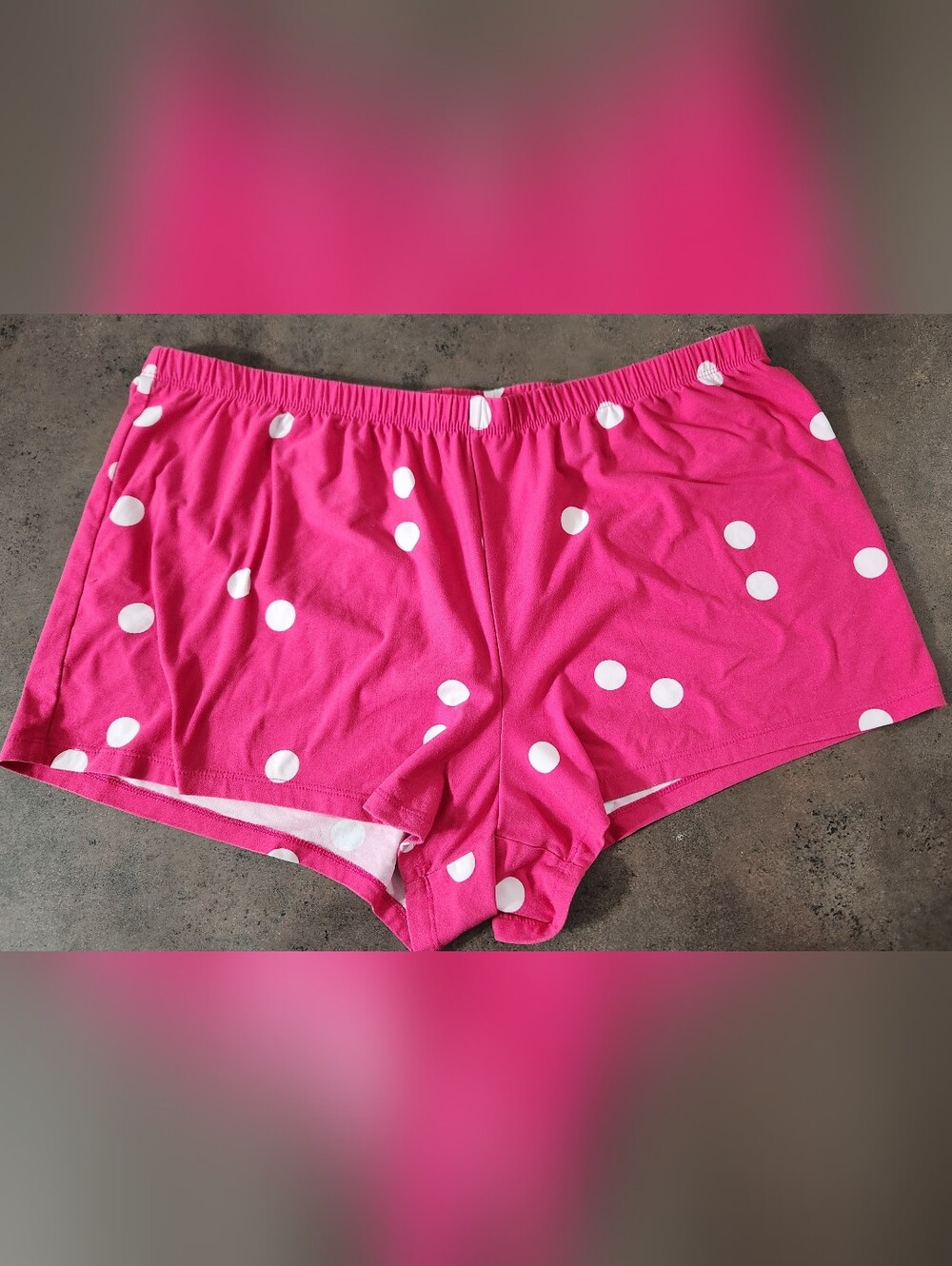 Women's Mini Sleep Shorts XL SO Brand Elastic Waist 92% Polyester